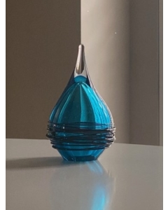 Druppel small swirl blue